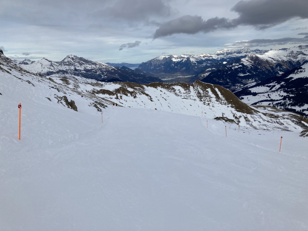 70. Top, vor allem der breite Steilhang!