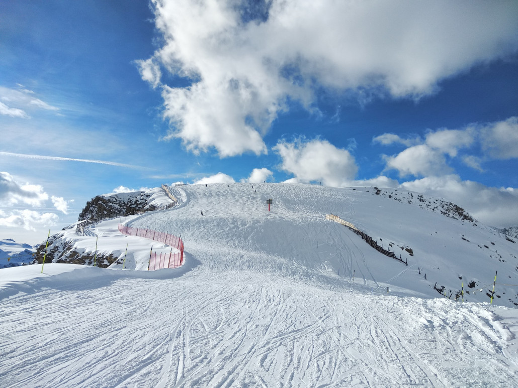 Piste am Rothorn zerfahren 2