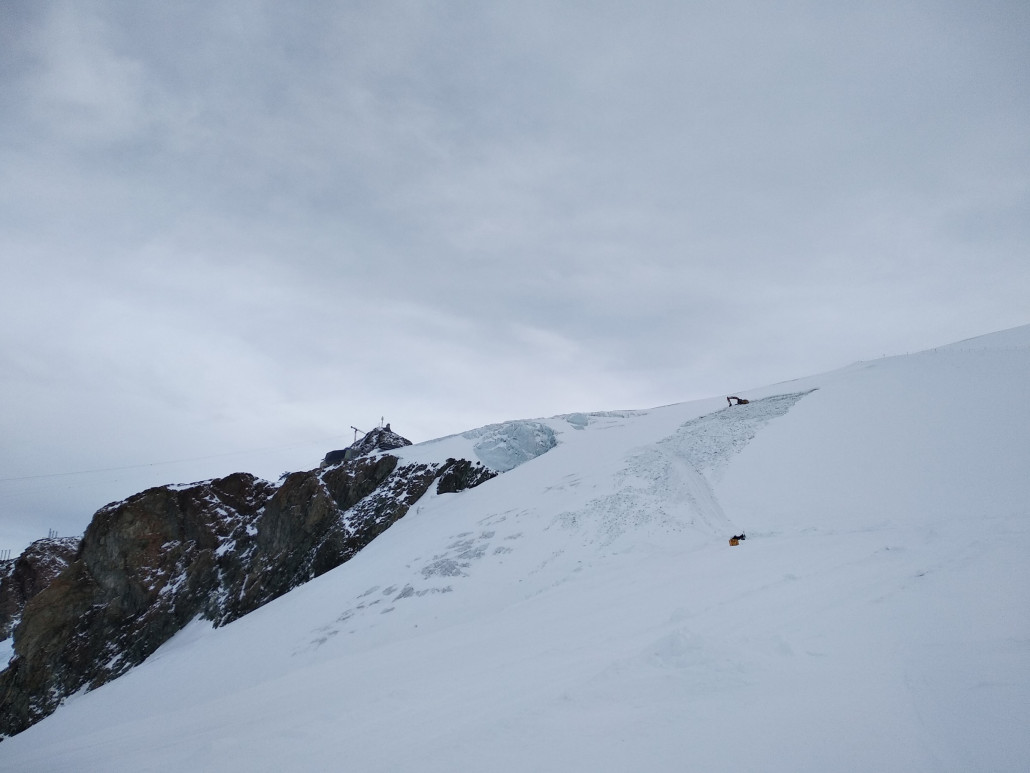 Gletscherarbeiten... Grund?