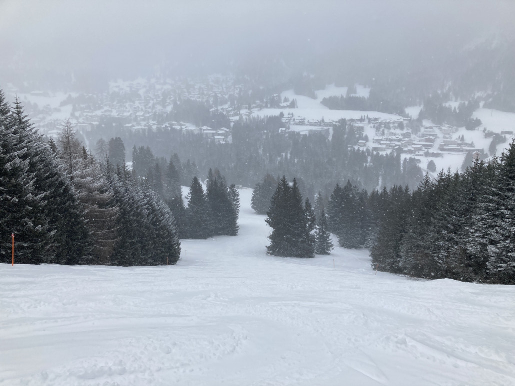 Rote Piste oberer Bereich