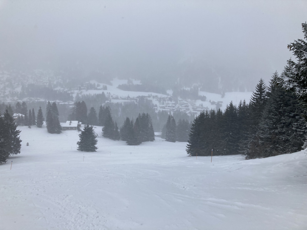 Rote Piste unterer Bereich