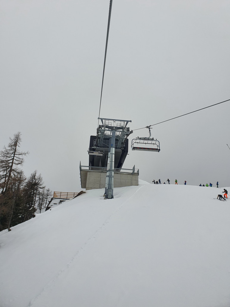 Kurz vor der Bergstation