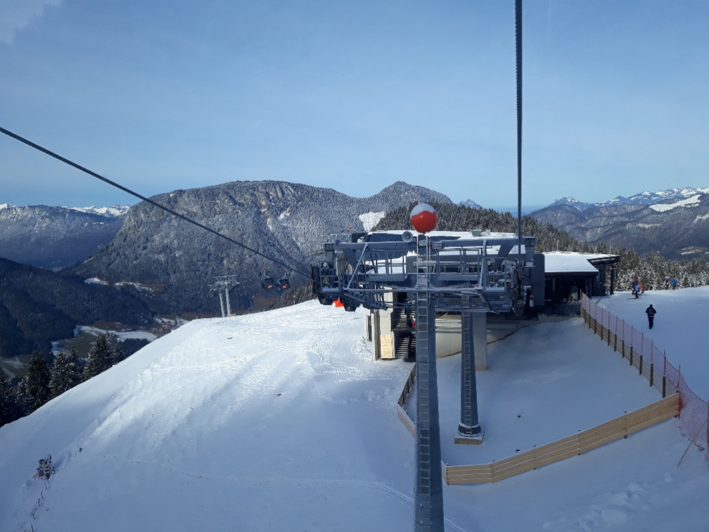 Blick auf die Mittelstation