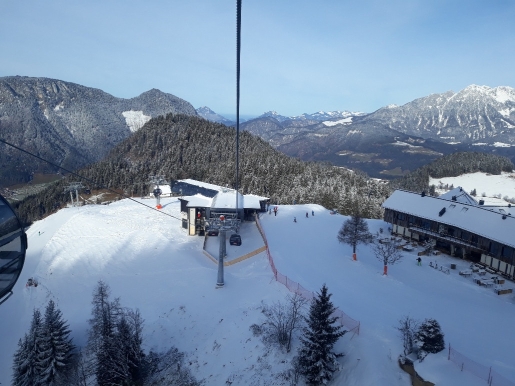 Blick auf die Mittelstation