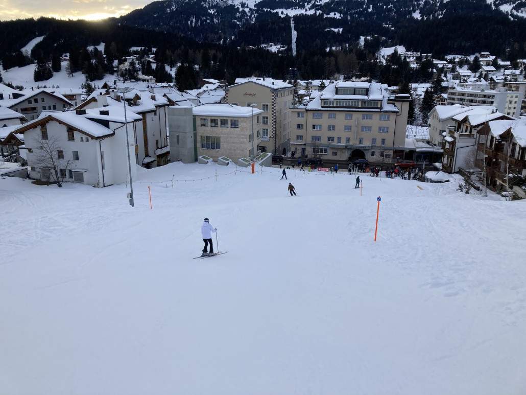 Talabfahrt bis zur Post Lenzerheide
