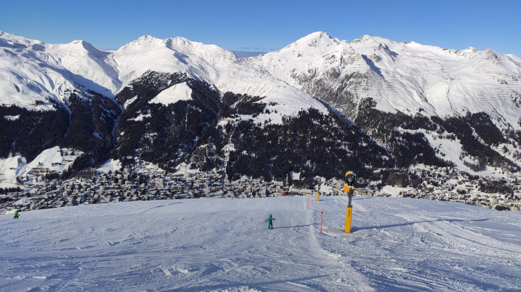 Blick auf den "schönsten" Skiort der Schweiz