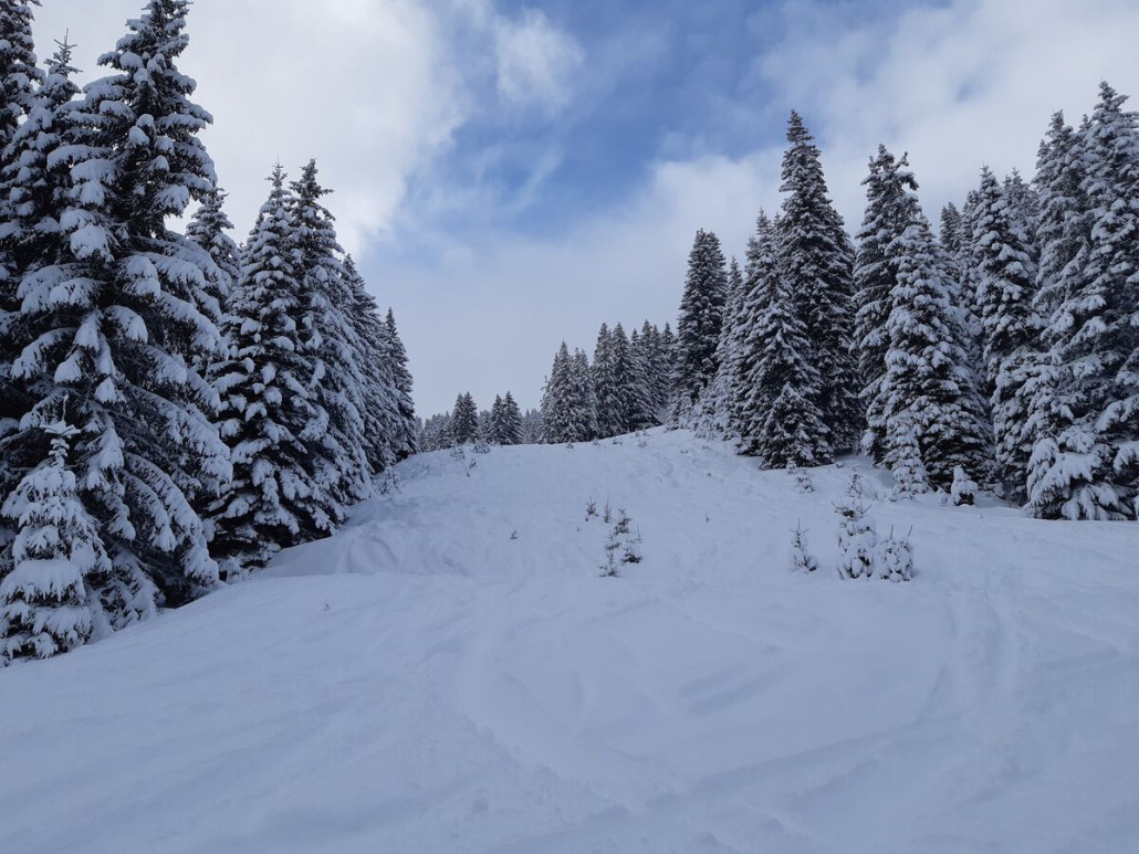 30. Dezember, alte Fis-Rennstrecke