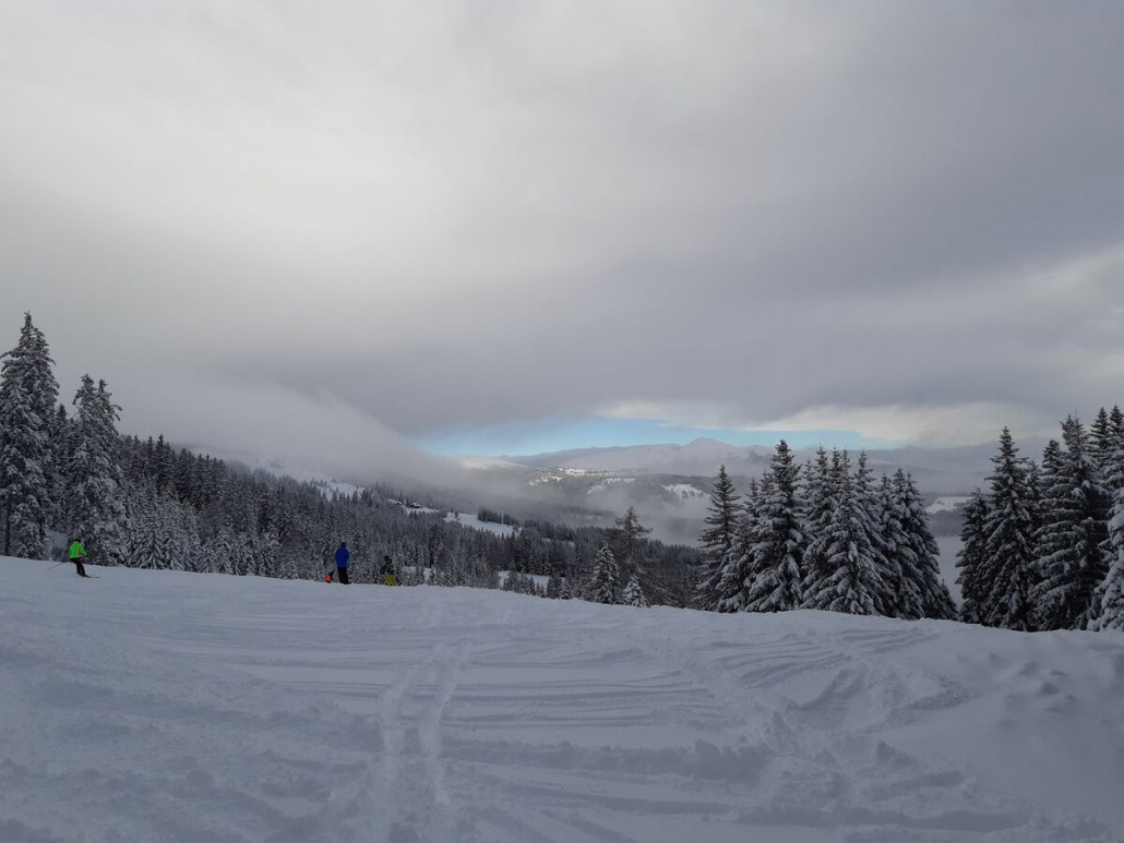 30. Dezember, Bärenwald mit Blick auf den Zirbitzkogel