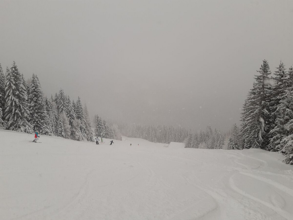 30. Dezember, unter der Schwarzkogelhütte