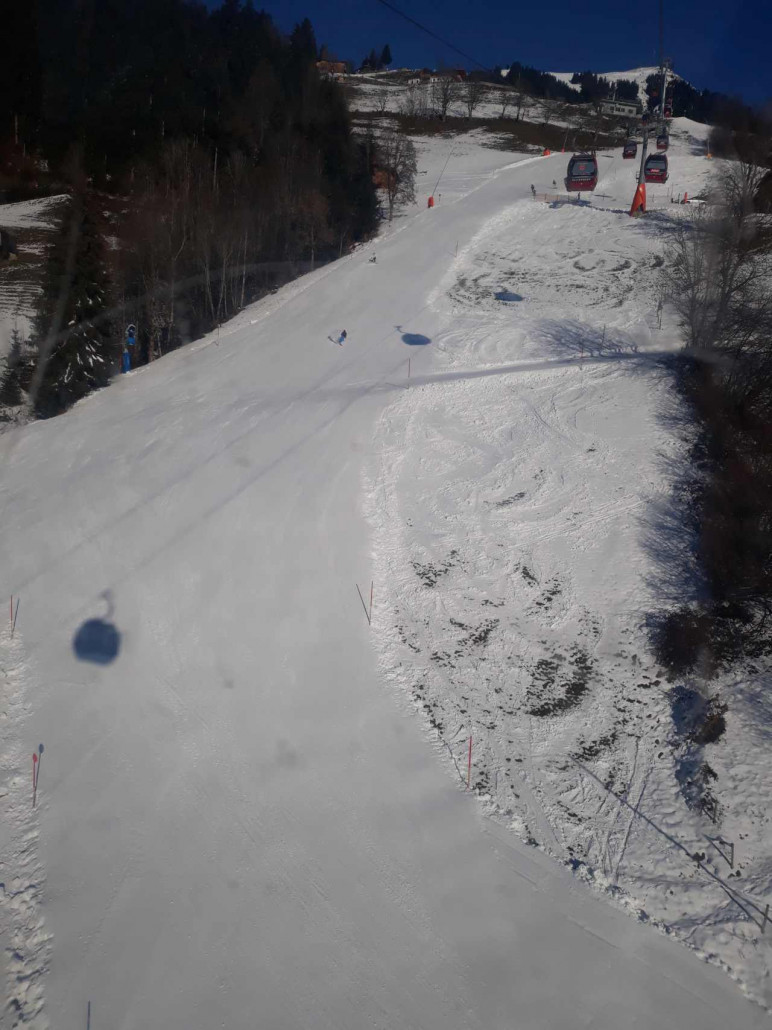 Talabfahrt Hopfgarten: gut, ganz unten etwas glatt