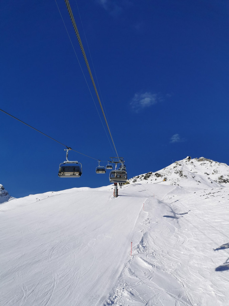 Bestes Wetter. Carmenna-Lift.