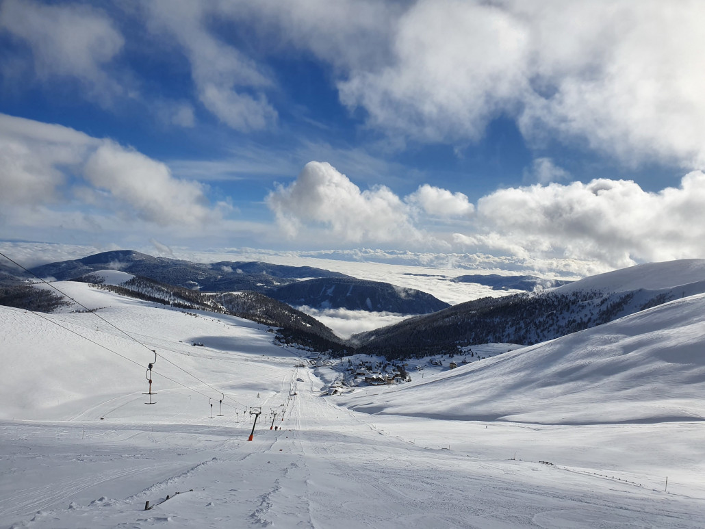 #7: Falkertlift, im Nebel versteckt: Ebene Reichenau und das Gurktal