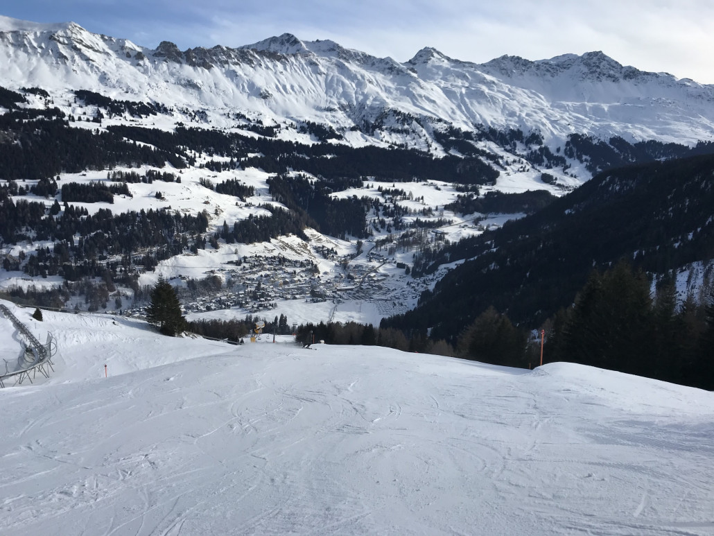 Die mit TF10 überinvestierte Pradaschier-Abfahrt dann aber natürlich top. Griffig.
