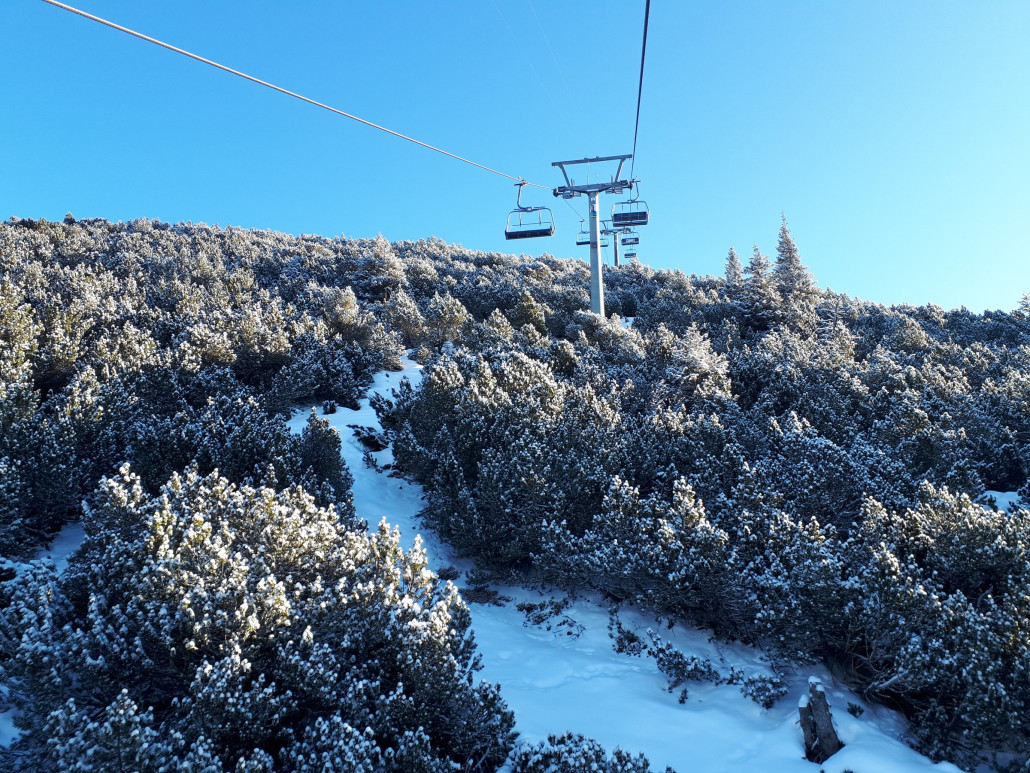 Erste Sonne am Sareis