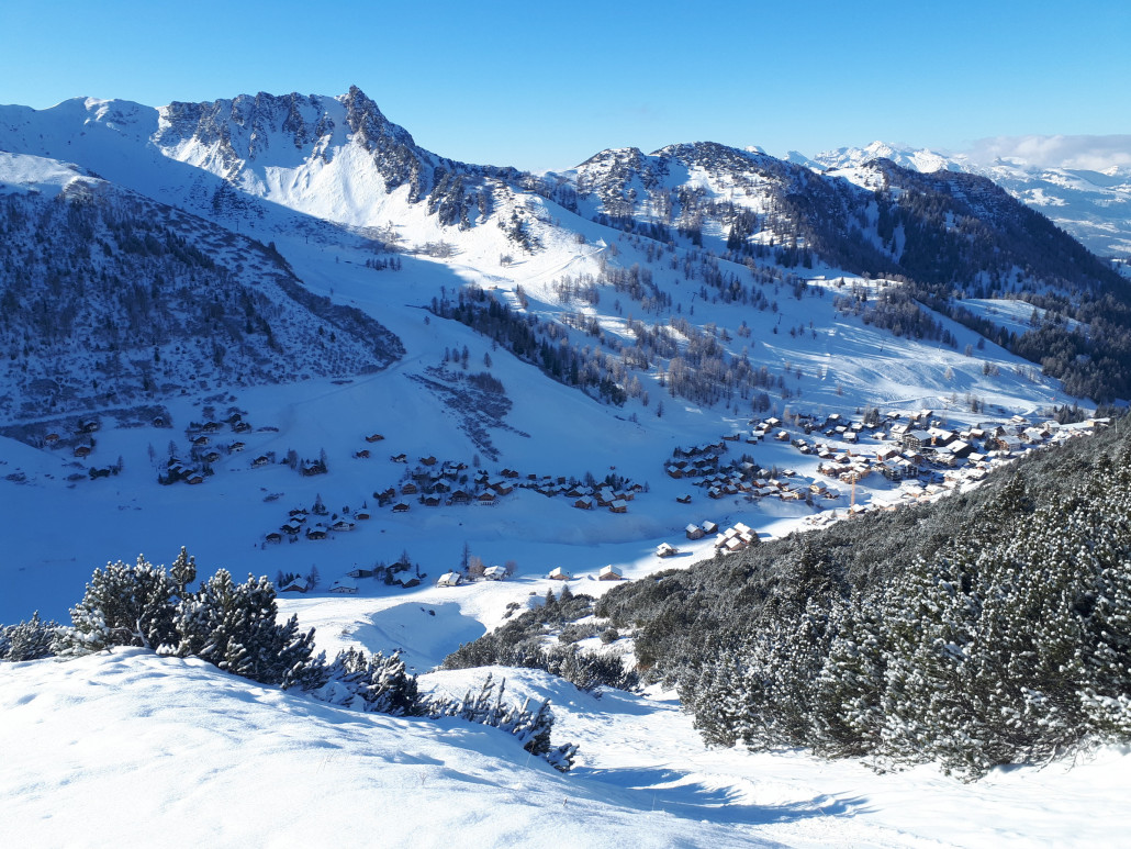 Ab hier ist eigentlich fast schon genug Schnee