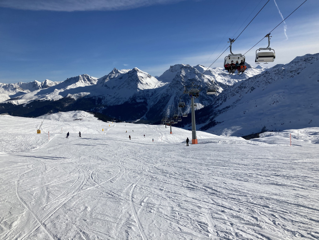 Sesselbahn Plattenhorn und Abfahrt 6