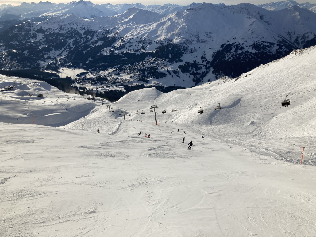 Die Abfahrt vom Urdenfürggli. Überraschenderweise ganz in Ordnung.