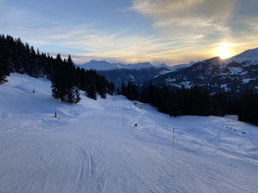 Talabfahrt Scharmoin - Lenzerheide (Piste 21c)