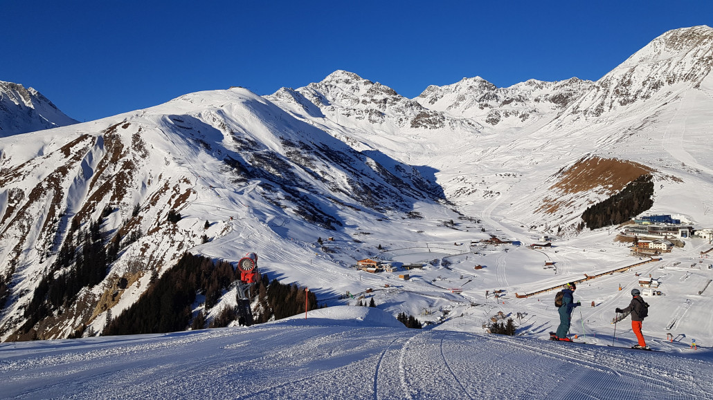 Stille im Serfauser Gebiet, weil fast alles geschlossen.