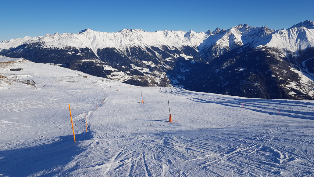 Frommesabfahrt. Hier war es mit am vollsten und zerfahrensten.
