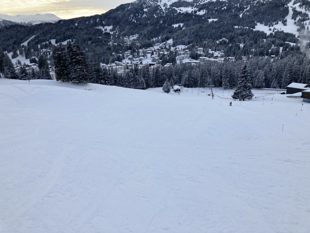 Pistenfläche beim SL Dieschen