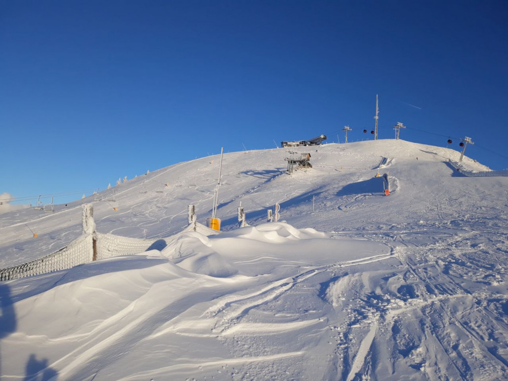 hier hat der Wind gespielt