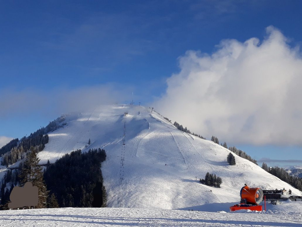 Hohe Salve: hier war leichte Hügelbildung auf den Pisten feststellbar