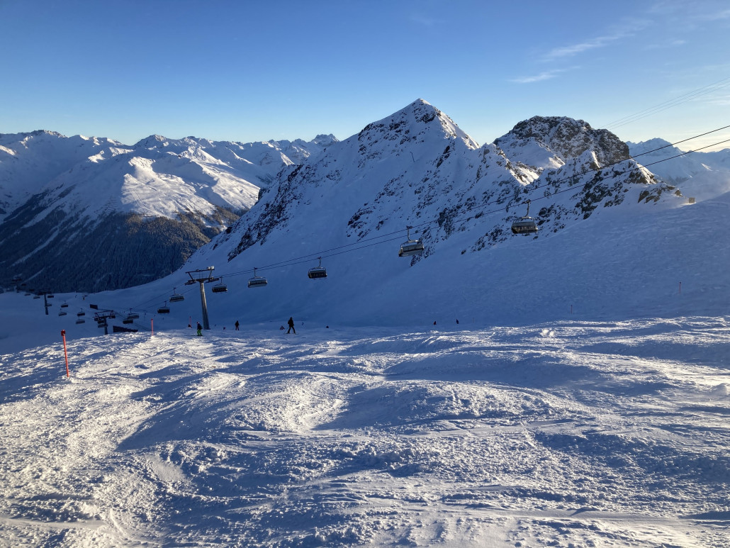 Rapid kurz vor Sonnenumtergang