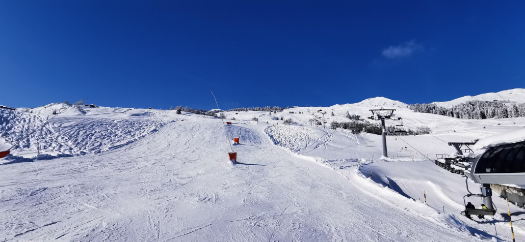 Fast schon ein seltener Anblick in Vella... Pulver gut!