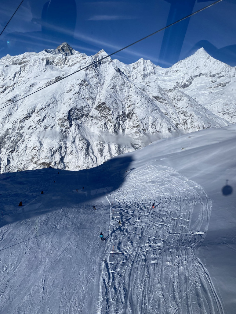 Tufternkumme. Gut, aber der letzte Hang ist immer noch nicht gepistet.