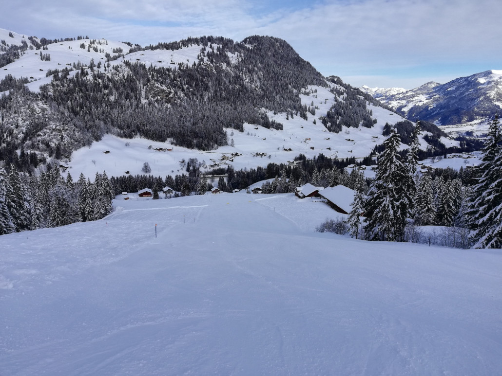 Leeeer. Und schön. Keine Steine gesehen, nichtmal bei der Strassenquerung.