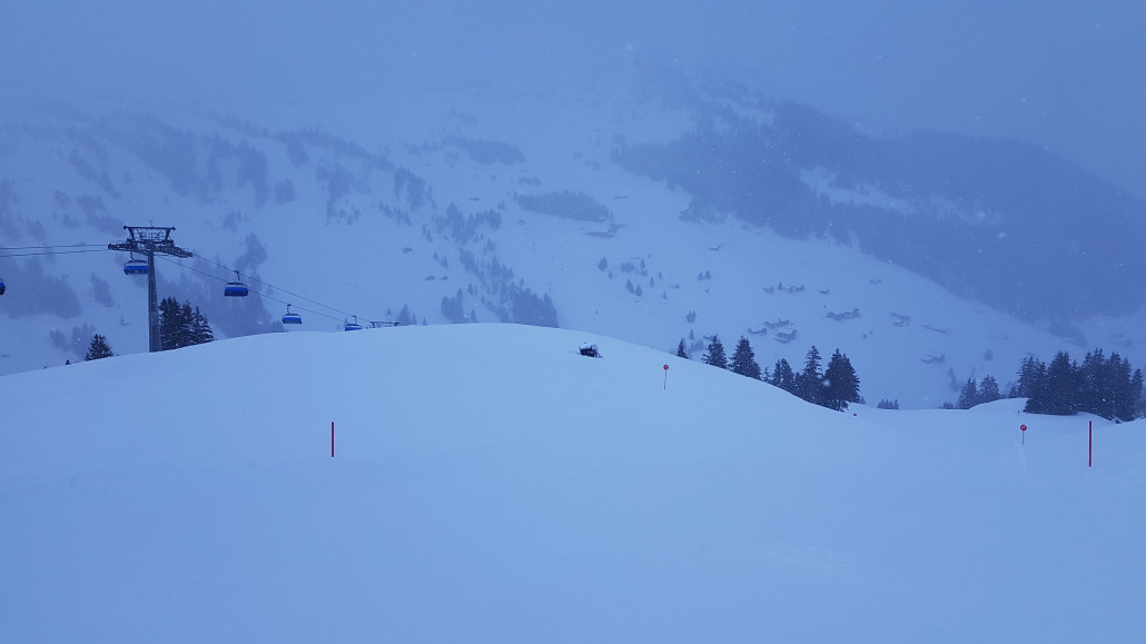 Montag: Die Sicht wurde im Laufe des Tages noch besser