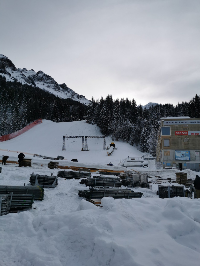 Doch war das Aufbauen dieses Jahr bekanntermassen umsonst
