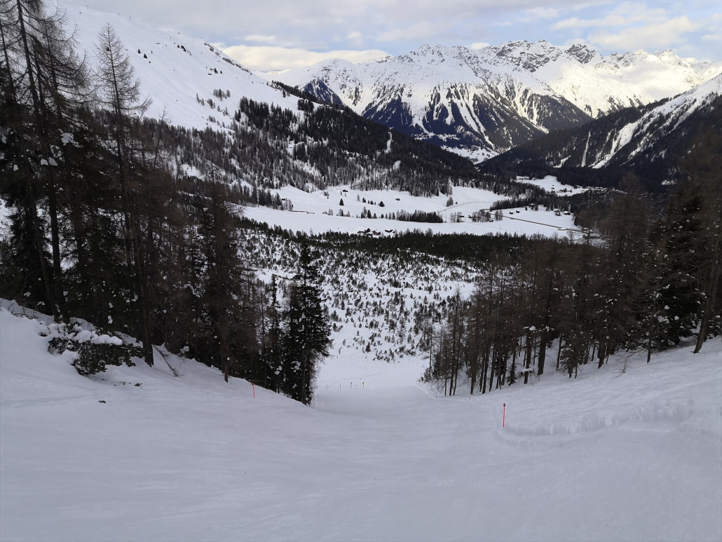 Und zum Schluss noch ein zweiter, ziemlich steiler Hang. Sogar noch etwas steiler als die Rotegg ;)