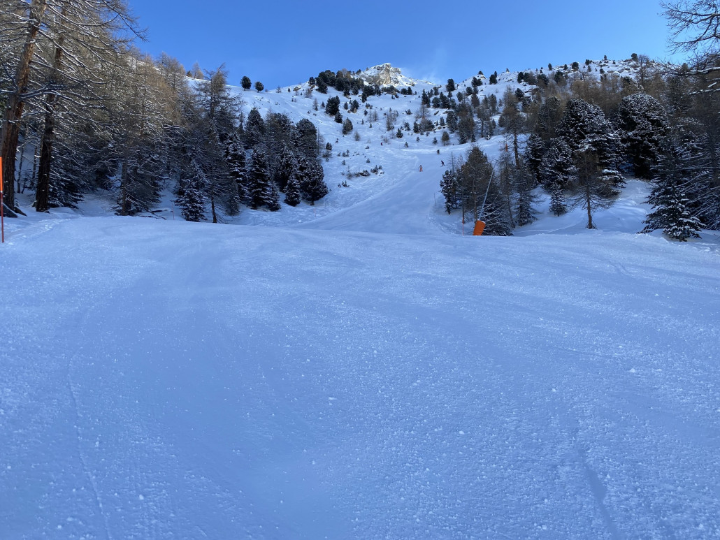 Blick von der Mitte nach oben
