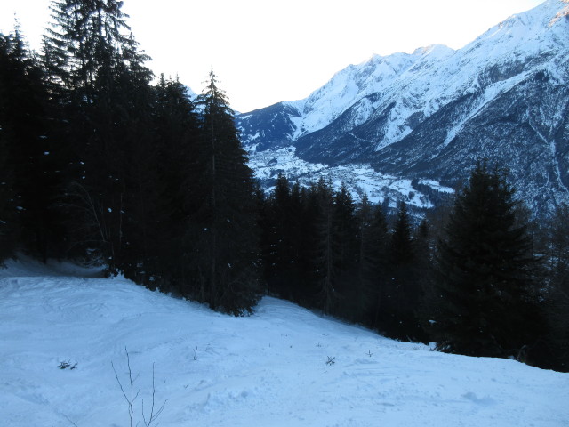 selbe Schneise weiter unten (ca. 1.440 m)