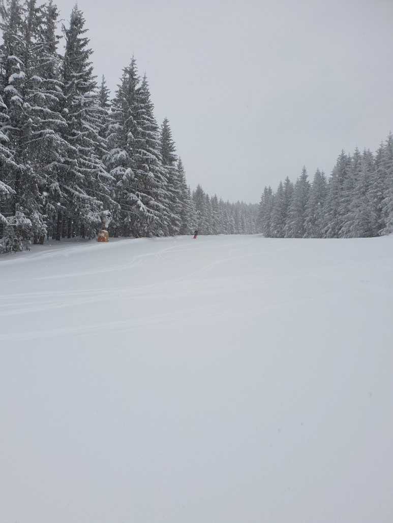 Blaue Abfahrt rechts