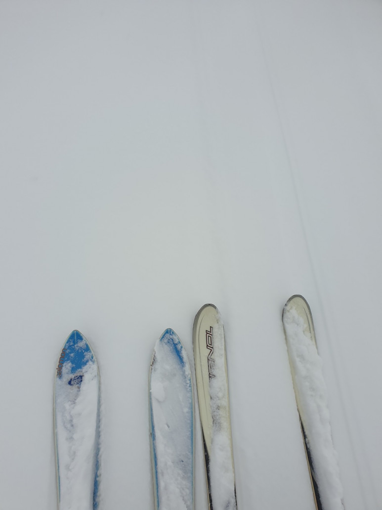 Powderbretter haben sich bezahlt gemacht heute