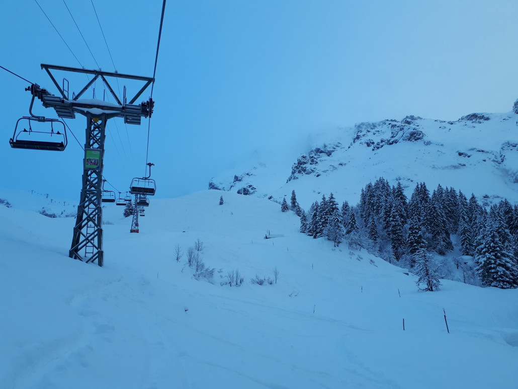 Morgens auf Seite von Wangs