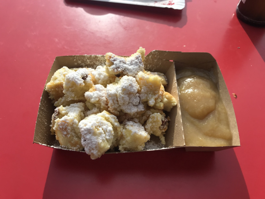 Nach dem gegrillten Käse noch ein Kaiserschmarren