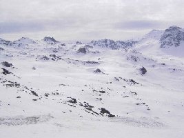 Das ist der Blick ins hintere Skigebiet von St.-Luc.