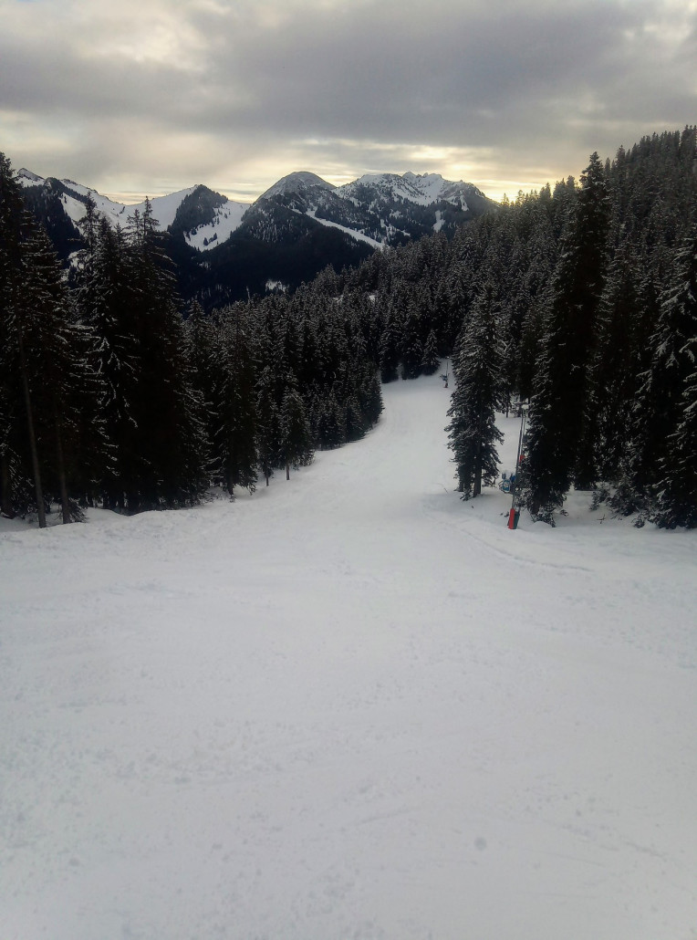 Stümpflingpiste am Morgen