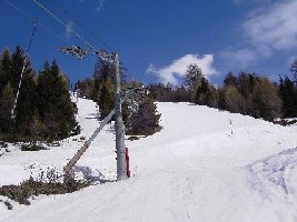 Strecke des SCHL &amp;quot;Forêt&amp;quot; und die Piste.