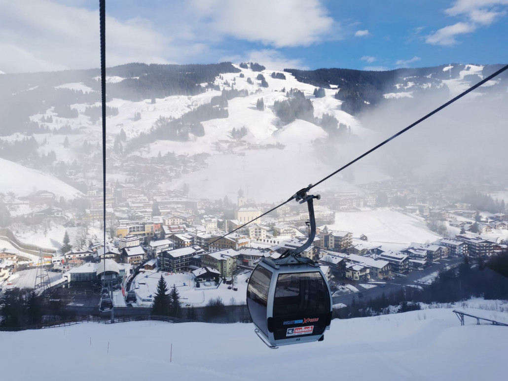 morgens noch etwas Nebel über Saalbach