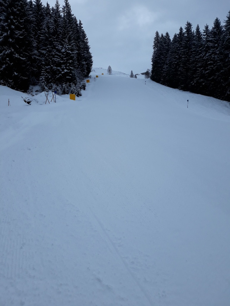 Piste 111 Richtung Choralm Talstation