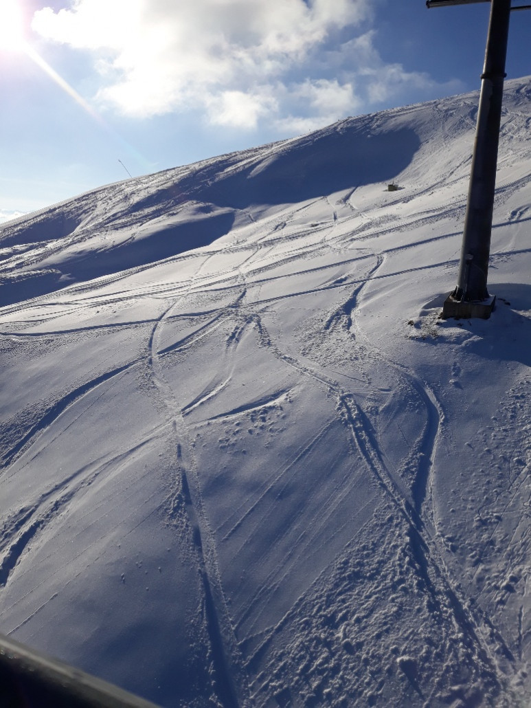 unterhalb der Kälbersalvenbergstation