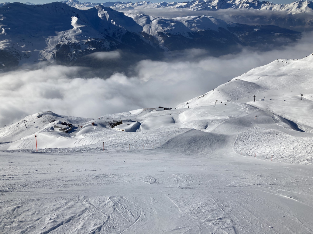 Die Schwarze am Weisshorn war in einem guten Zustand, wenn auch eher auf der glatten Seite.