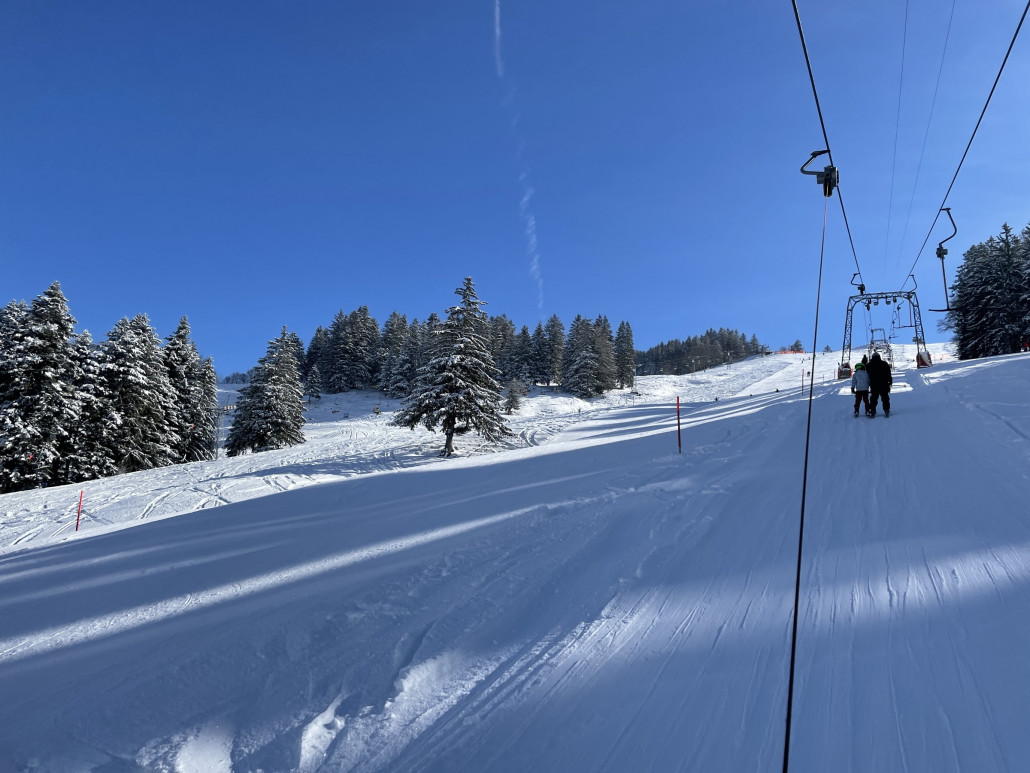 Bergfahrt mit dem Skilift Atzmännig