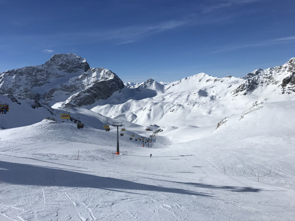 Erstmals ist für mich auch der Piz Nair-Sektor offen