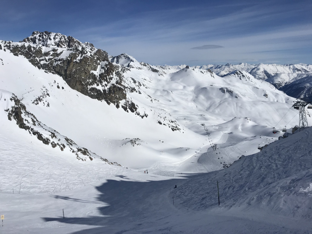 Die schwarze Piste am Fuorcla Grischa
